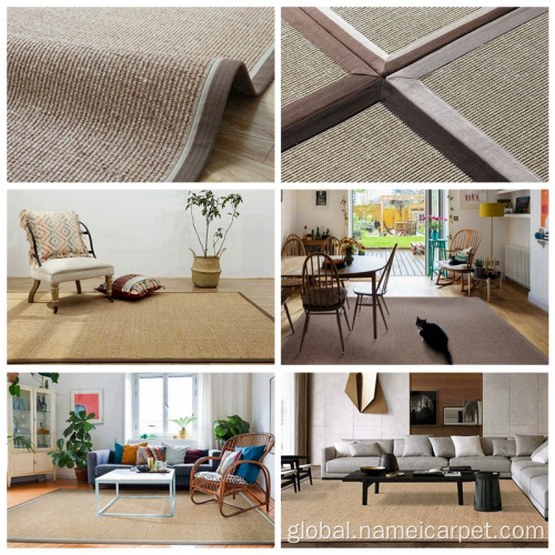 Round Sisal Rug natural sisal fiber area rugs Factory